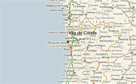 vila do conde mapa de portugal